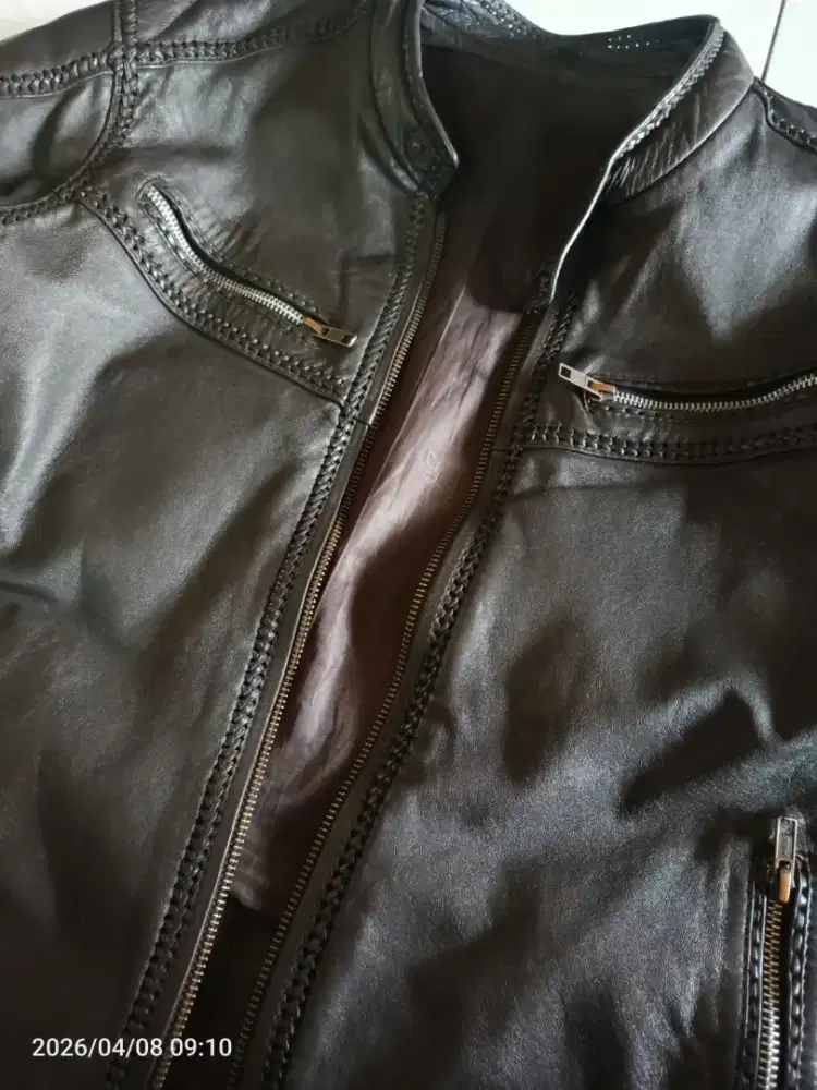 Jaket Kulit Domba Sulam Size M Ada Minus