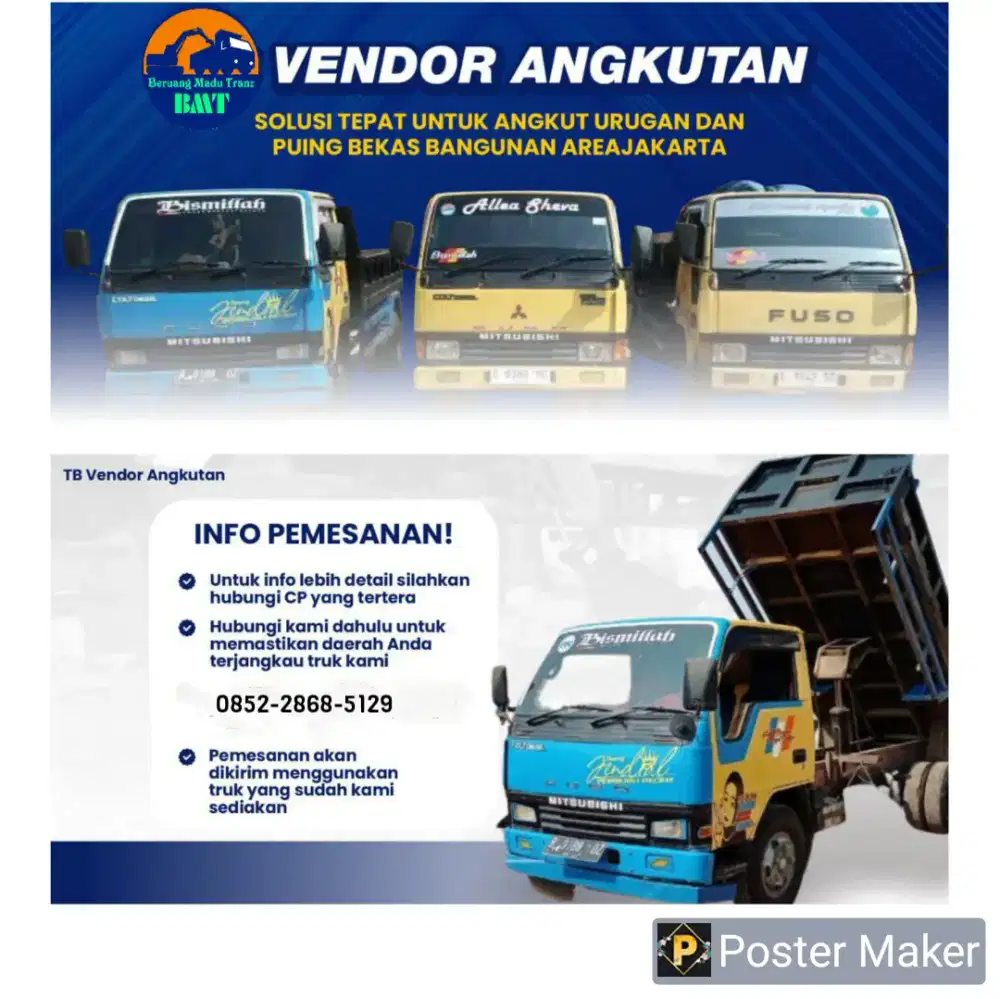 Jasa angkut puing dan pengurugan