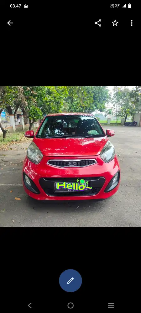 All New Picanto 2012 AT Low KM