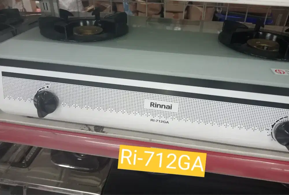 Kompor Gas Rinnai 2 Tungku Ri-712GA Api Seribu