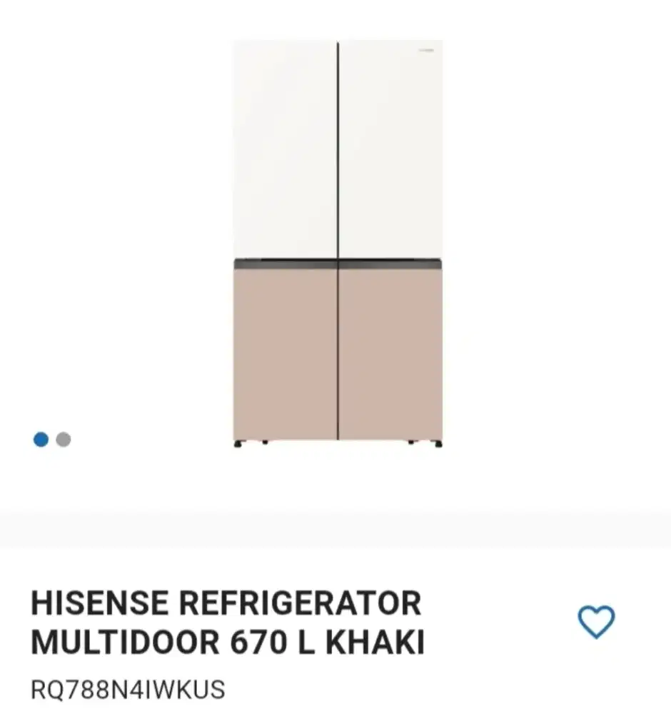 KULKAS 4 PINTU HISENSE 670 L