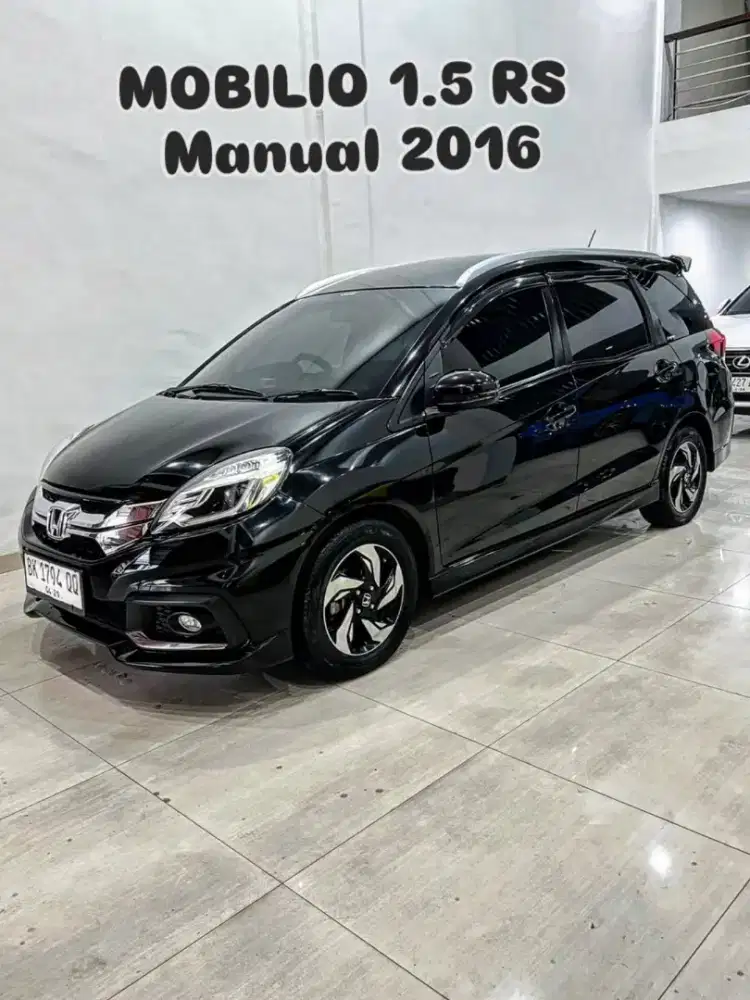 (TDP 19JT) MOBILIO 1.5 RS Manual 2016 / 2017 hitam honda