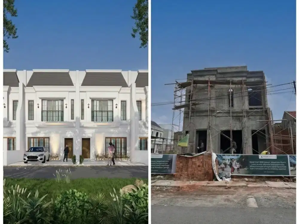 Rumah Classic Modern Lahan 6x23M2 | Jl STM Suka Teguh Kawasan Elit