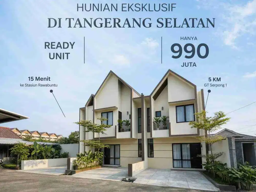 Tanah Besar Tanpa DP dekat Ke Kantor Walikota Tangsel