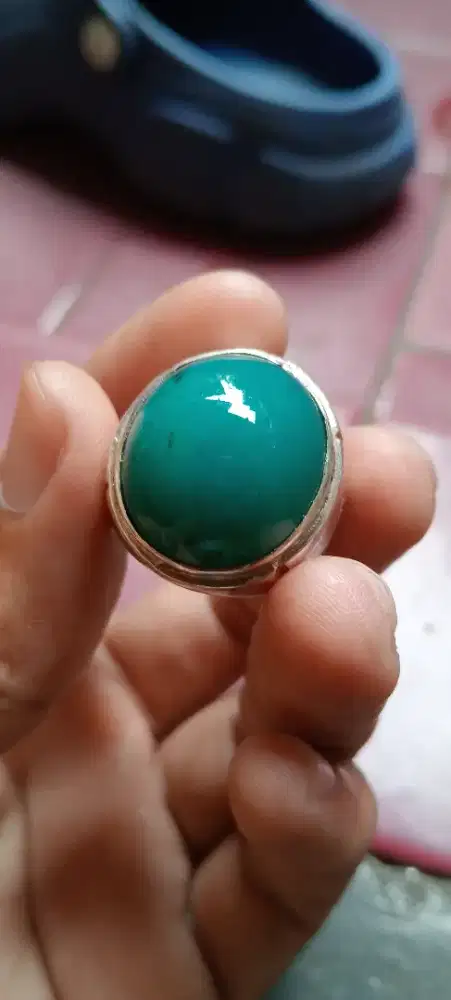 Batu bacan Ring perak