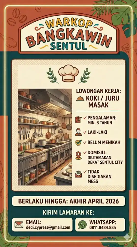 Juru masak merapat