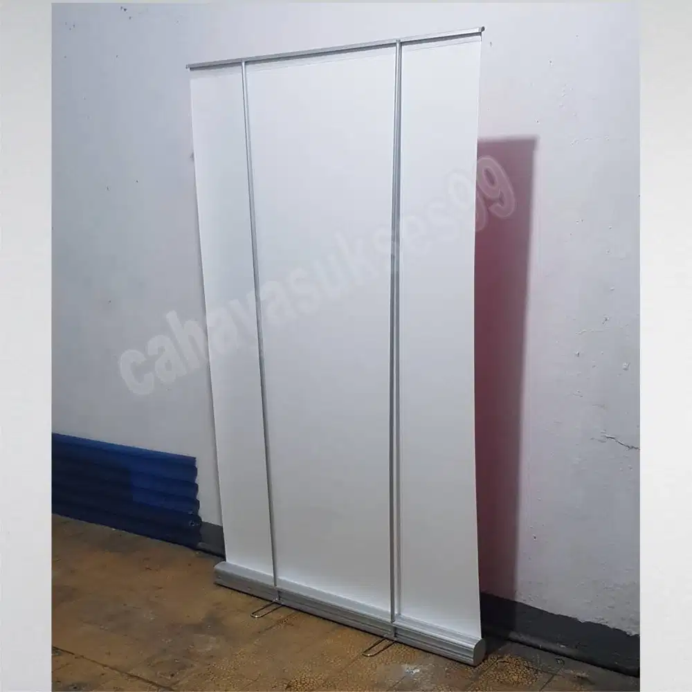 Banner Display Roll Up Digital Printing Amuminium Tebal 120cm x 200cm