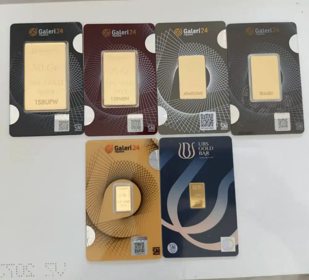 Logam Mulia Emas G24 dan Ubs