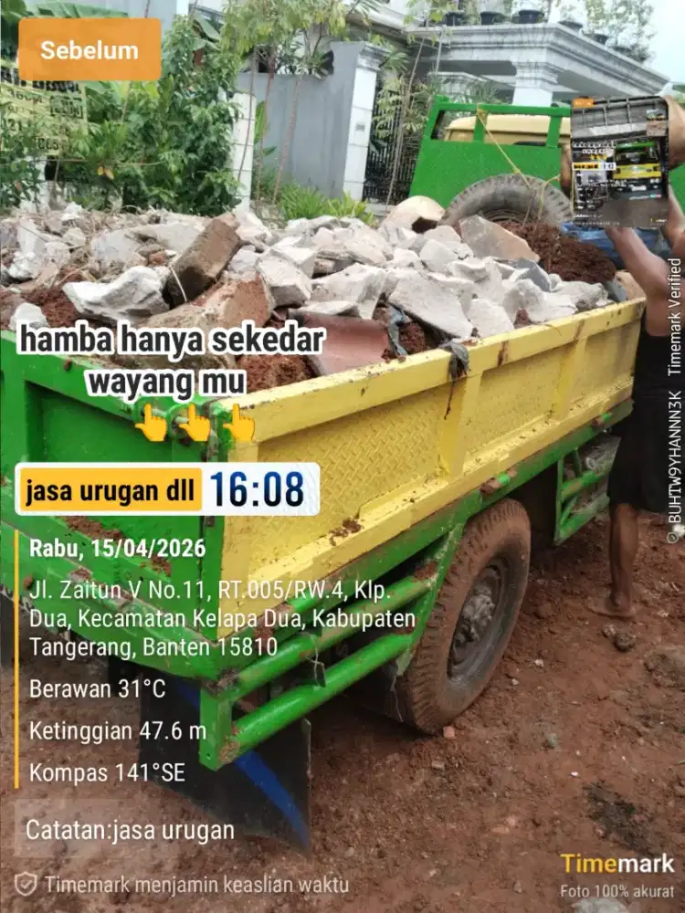 JASA BUANG PUING & SAMPAH PROYEK