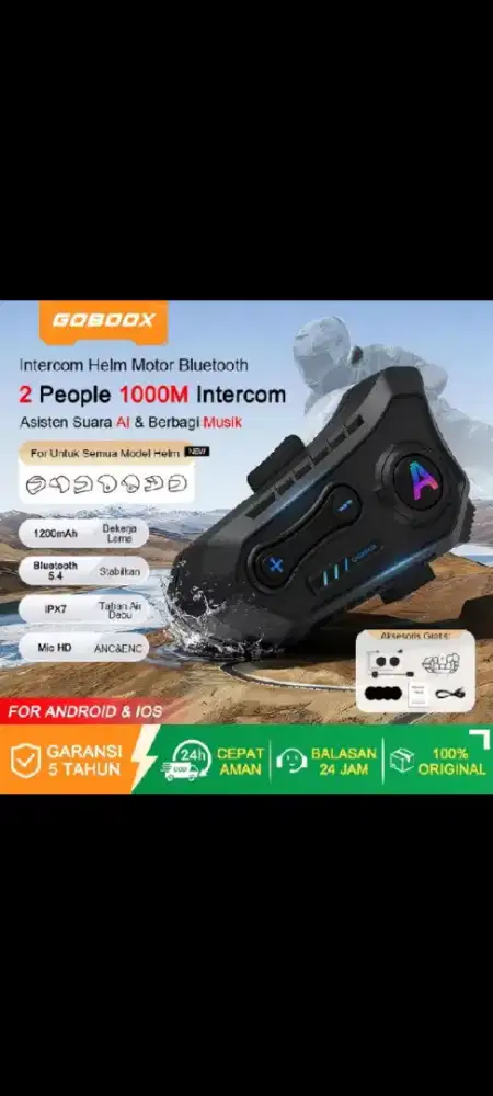 HELM BLUETOOTH HEADSET