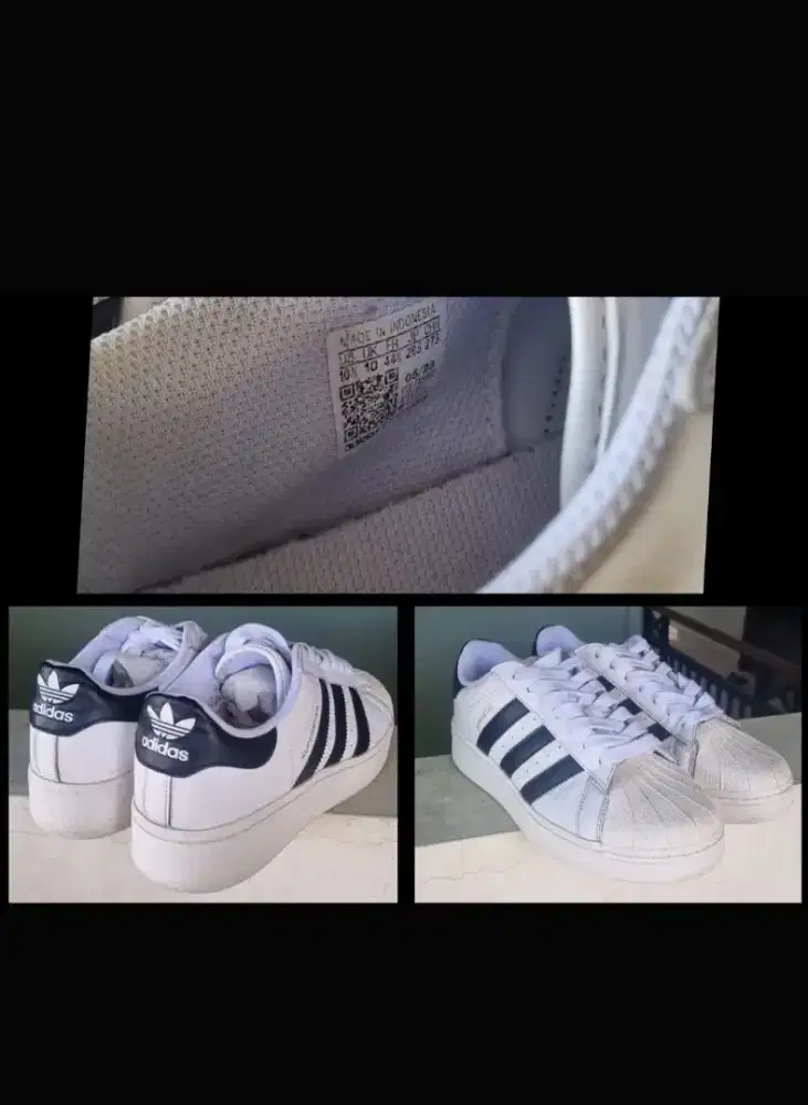 Sepatu Adiddas Superstar White