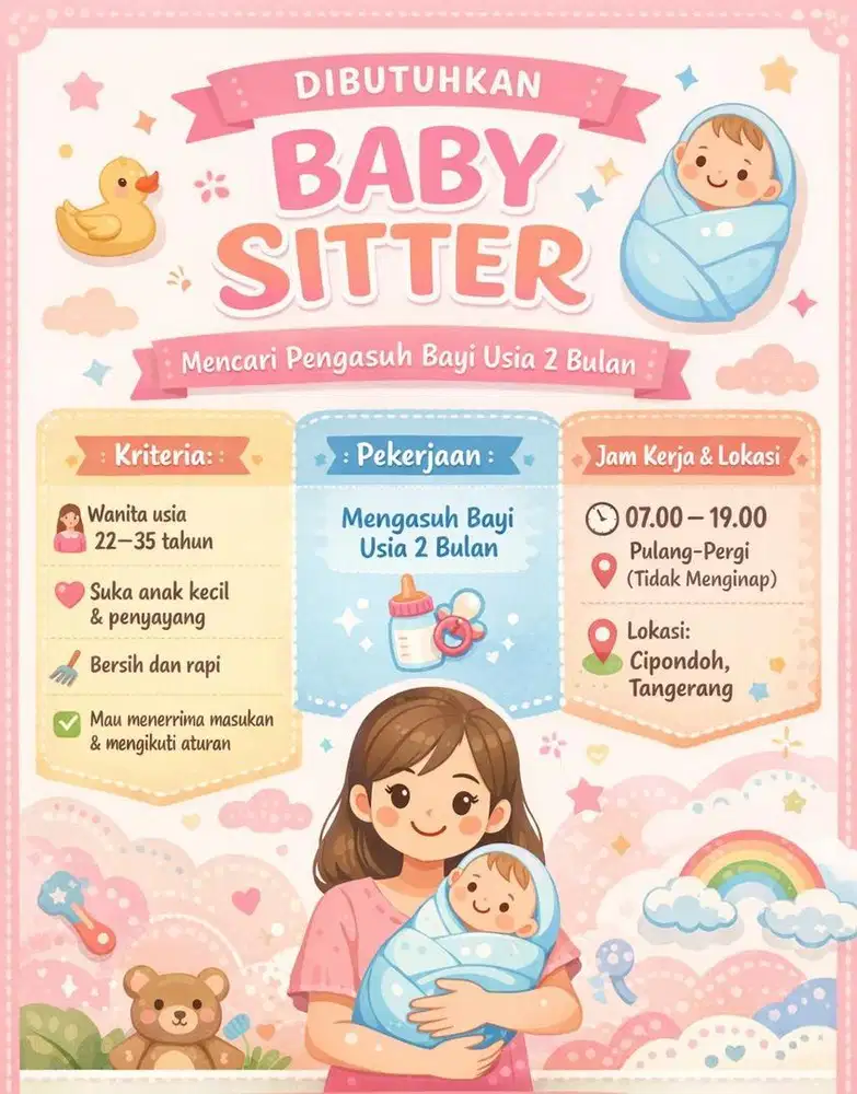 Dibutuhkan Baby Sitter