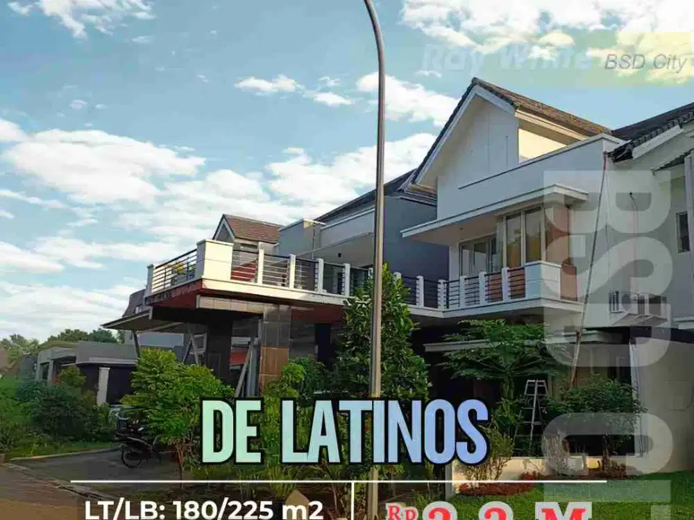 Rumah Di Cluster Bagus De Latinos BSD City