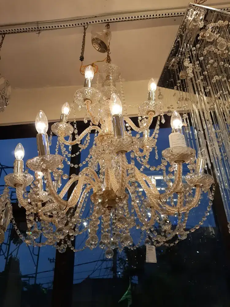 Lampu Candle Crystal