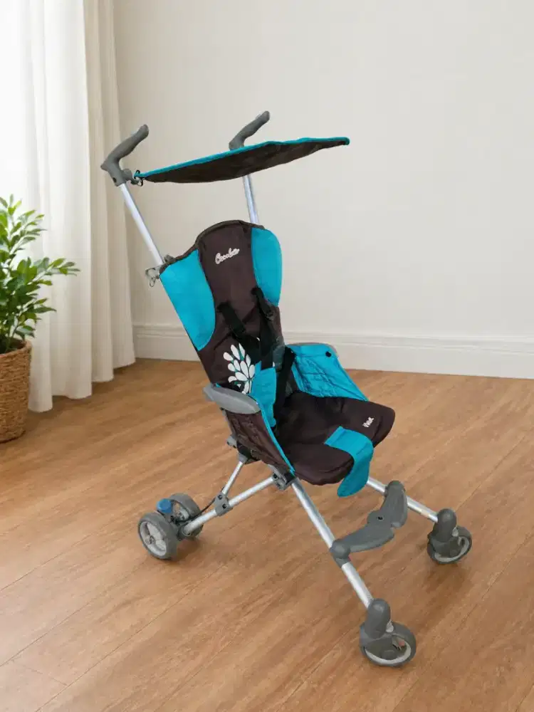 Stroller Cocolatte Cyan Kondisi Terawat