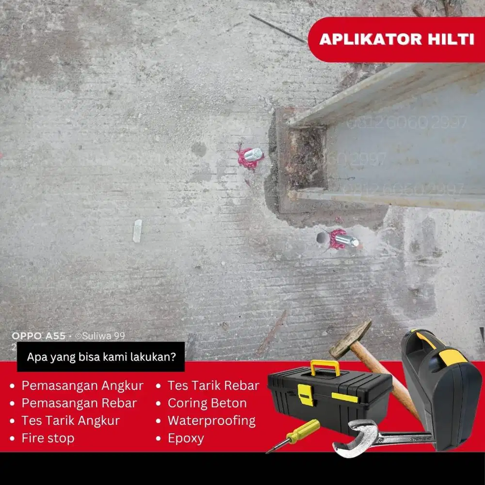 Harga jasa chemical angkur M12