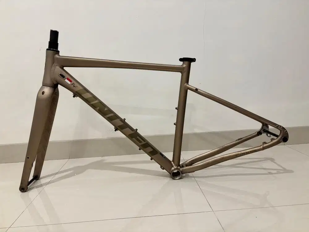 Gravel Frameset dan full carbon fork united gavriil