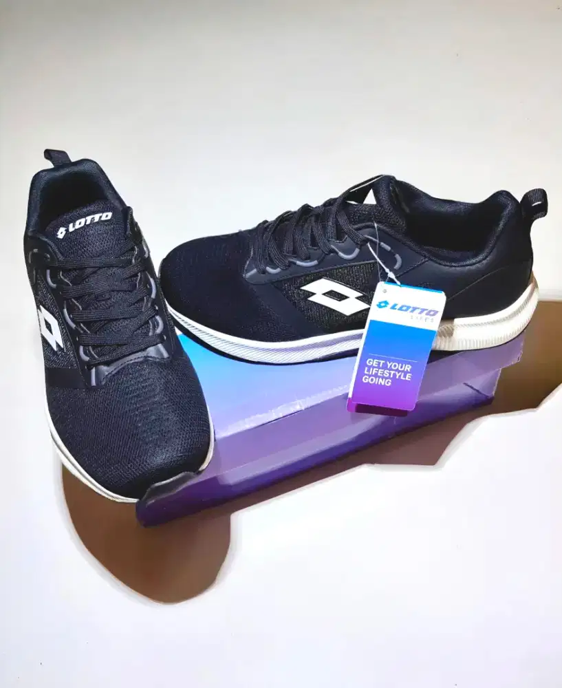 Sepatu Pria Lotto Camerun Black