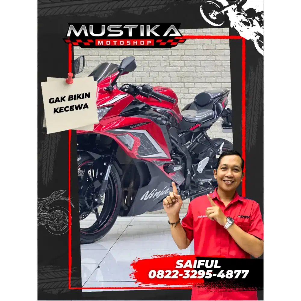 Odo 4rb Simpenan!!Kawasaki ZX25R ABS 2023 Warna Favorit Mulus-Mustika