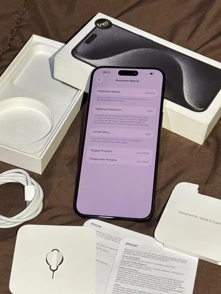 IPHONE 15 PROMAX 512GB BLACK TITANIUM