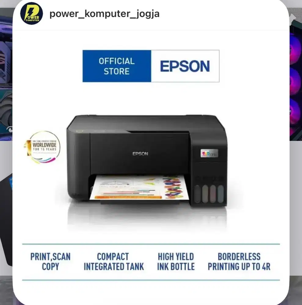 Printer EPSON L3210 harga 2,170 jt new box free kirim