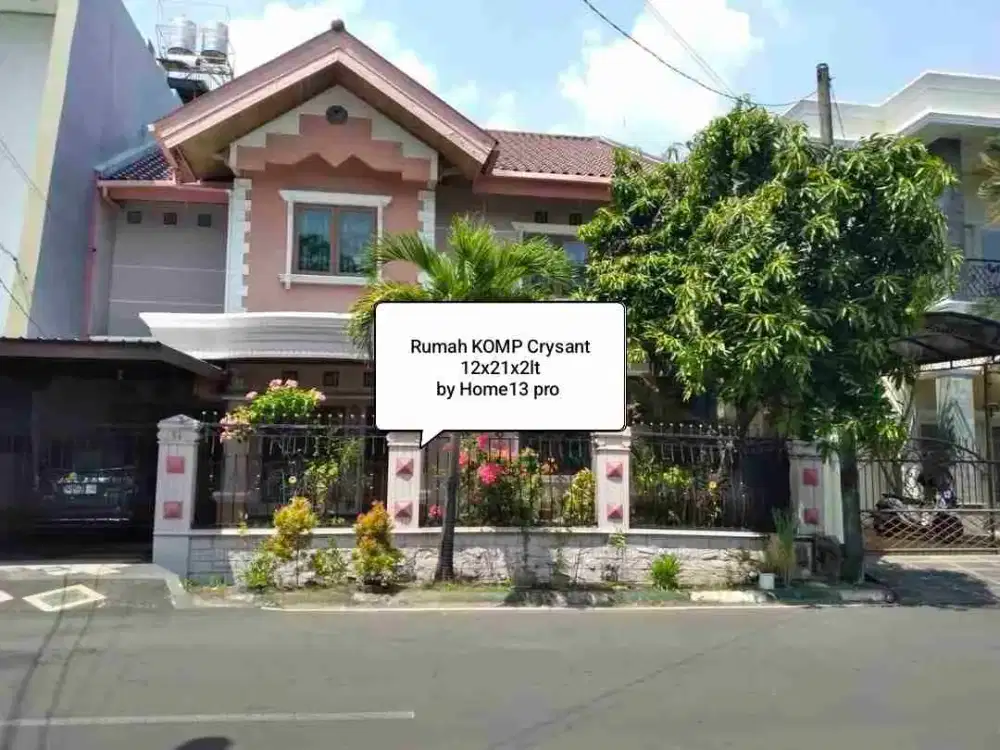 Rumah Mewah KOMP Crysant Panakukang dekat Boulevard Pettarani Hertasning