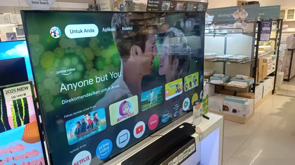 Google tv sony bravia3 75 inch