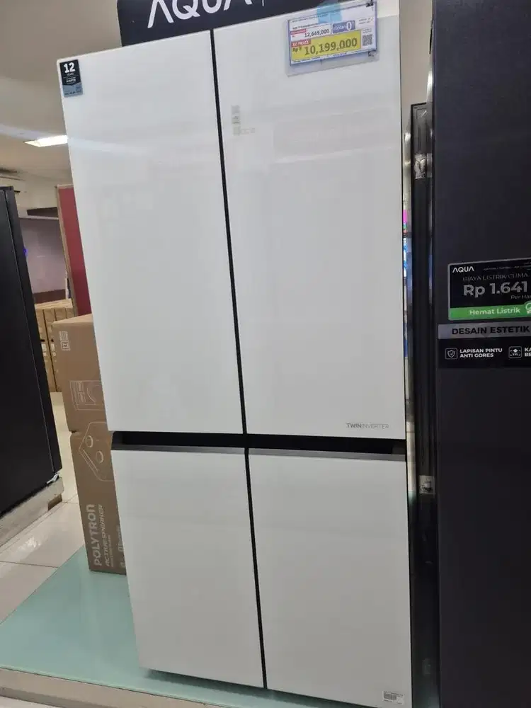 Kulkas aqua side by side