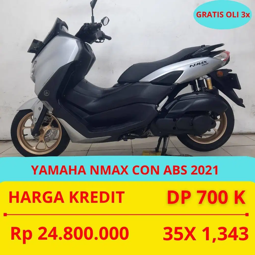 Yamaha NMAX ABS tahun 2021 Silver DP 700 aja Guyss