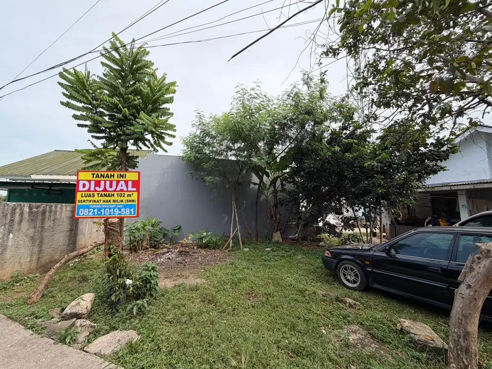 Dijual Cepat Tanah di dekat GDC 102 m² SHM