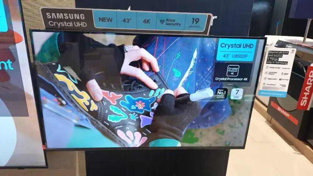 Tv samsung 43u8500F super UHD smart tv +