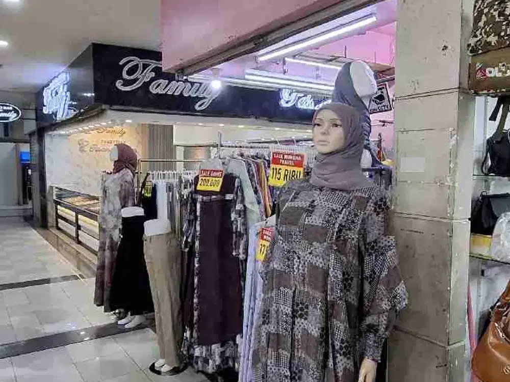 Jual Kios di Mall Bogor Tengah yang sudah puluhan thn berjln dan ramai pelanggan