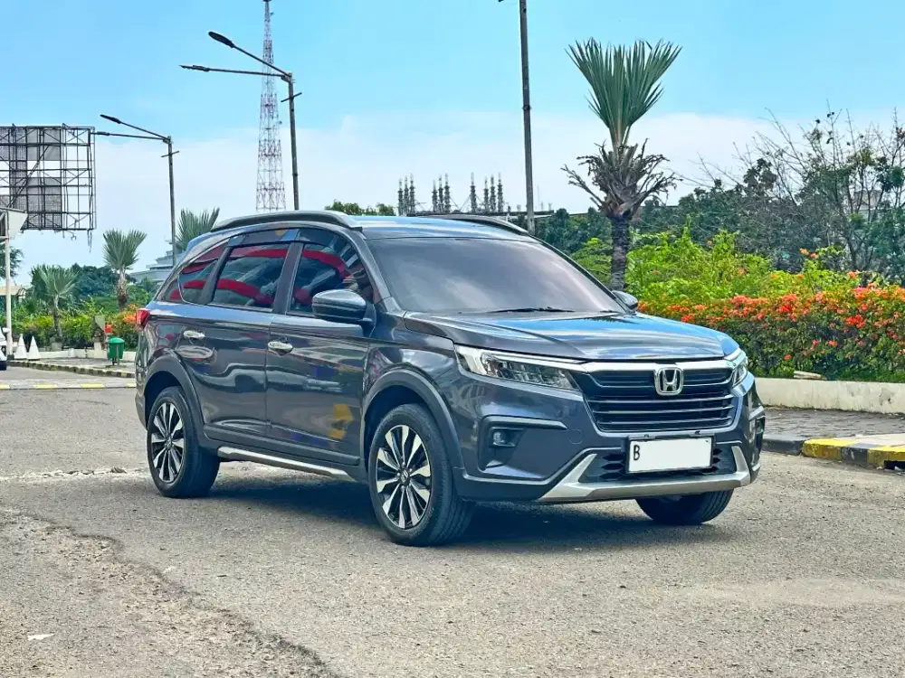 Bs TT BRV Prestige 2023 cvt matic new honda BR-V grey abu non sensing