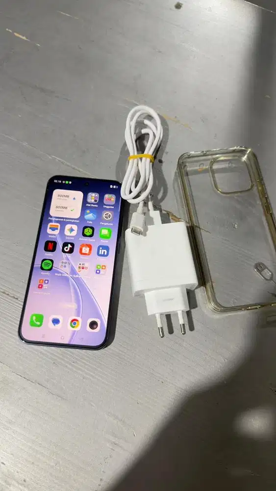 Oppo Reno 15F Blue 5G 12/256GB Resmi Mulus