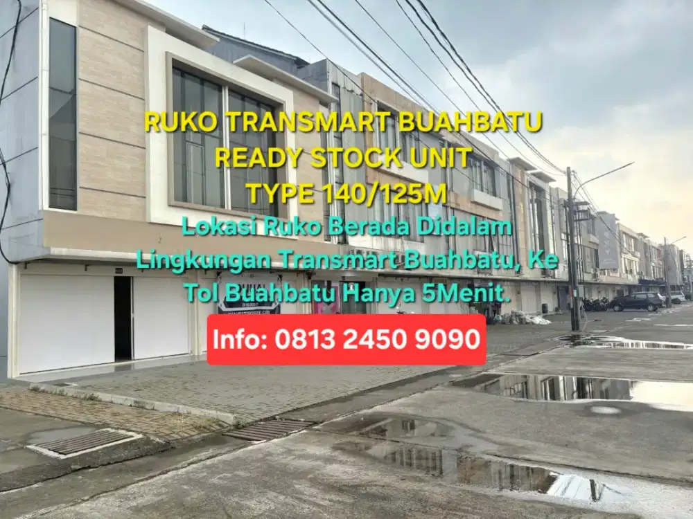 RUKO TRANSMART BUAHBATU READY STOCK