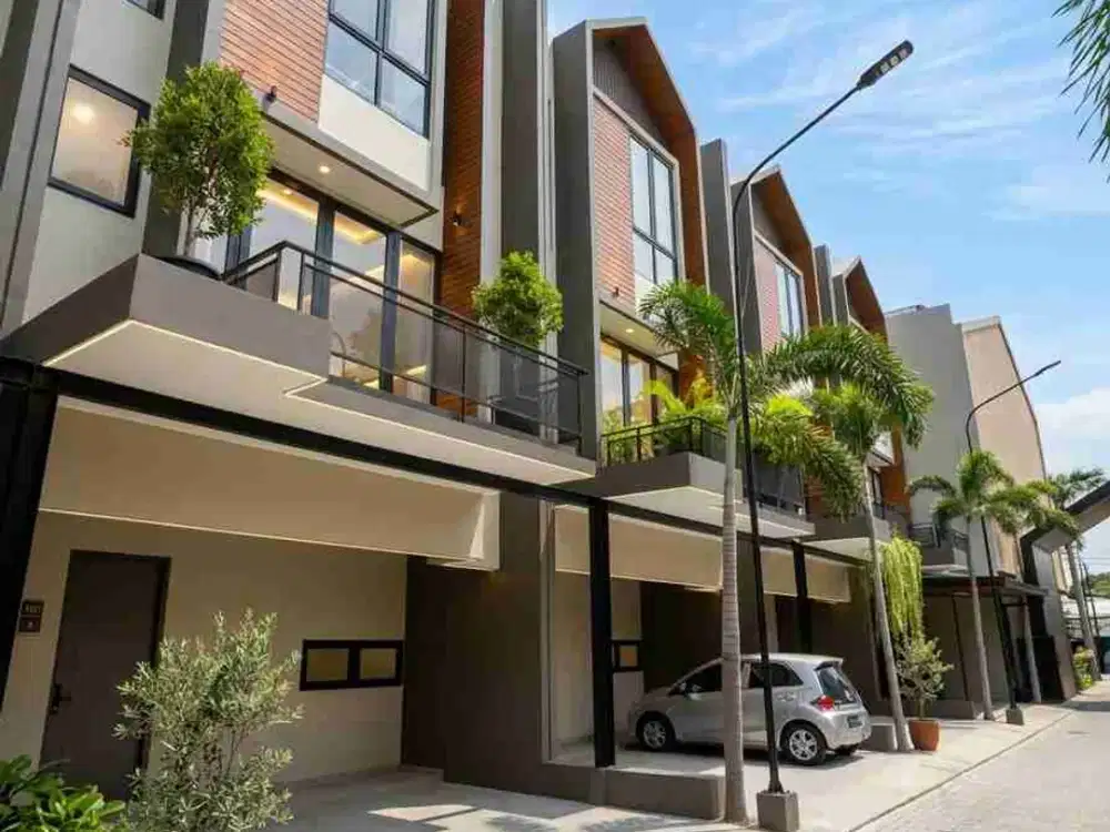 Rumah modern living Jakarta selatan Jagakarsa akses strategis dekat Tol