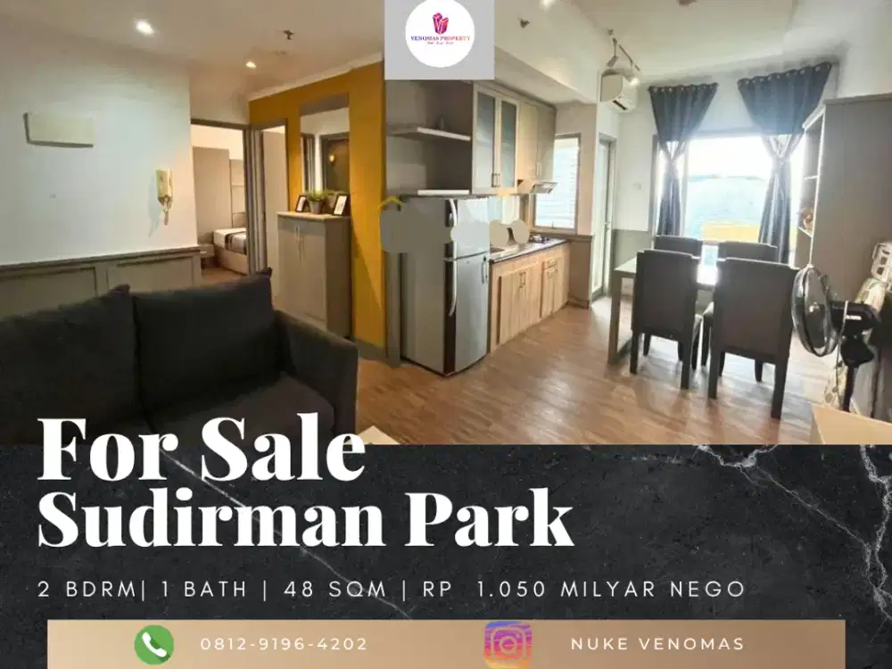 Dijual Apartement Sudirman Park Full Furnished 2BR