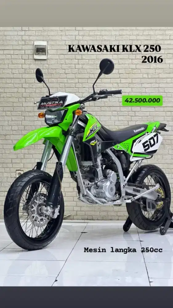 Perfect Condition!!Kawasaki Klx 250cc 2016 Unit Langka Mulus-Mustika