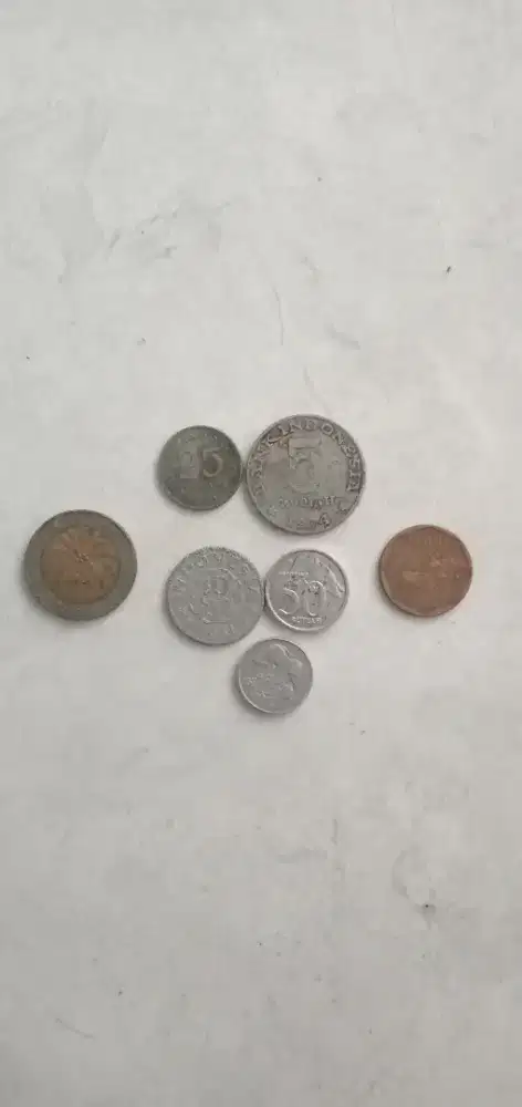 Uang kuno koin borongan