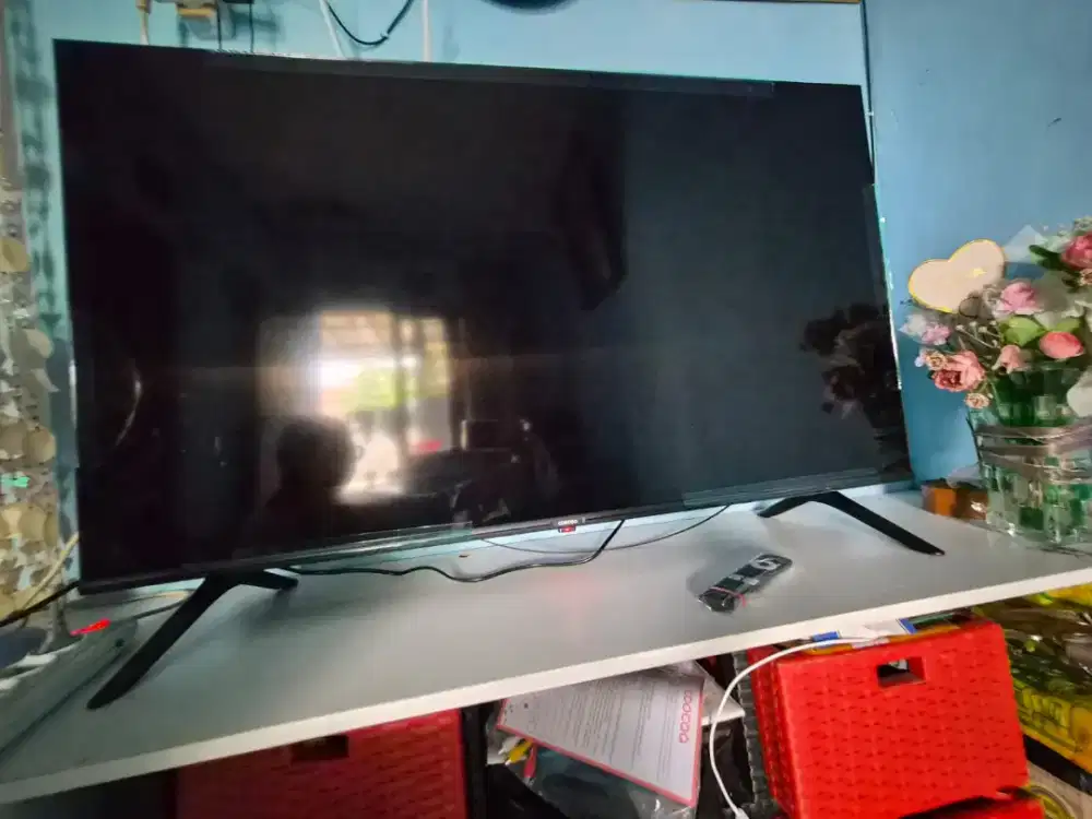 Jual SMART TV COCA 50inch like new (Nego bensin)