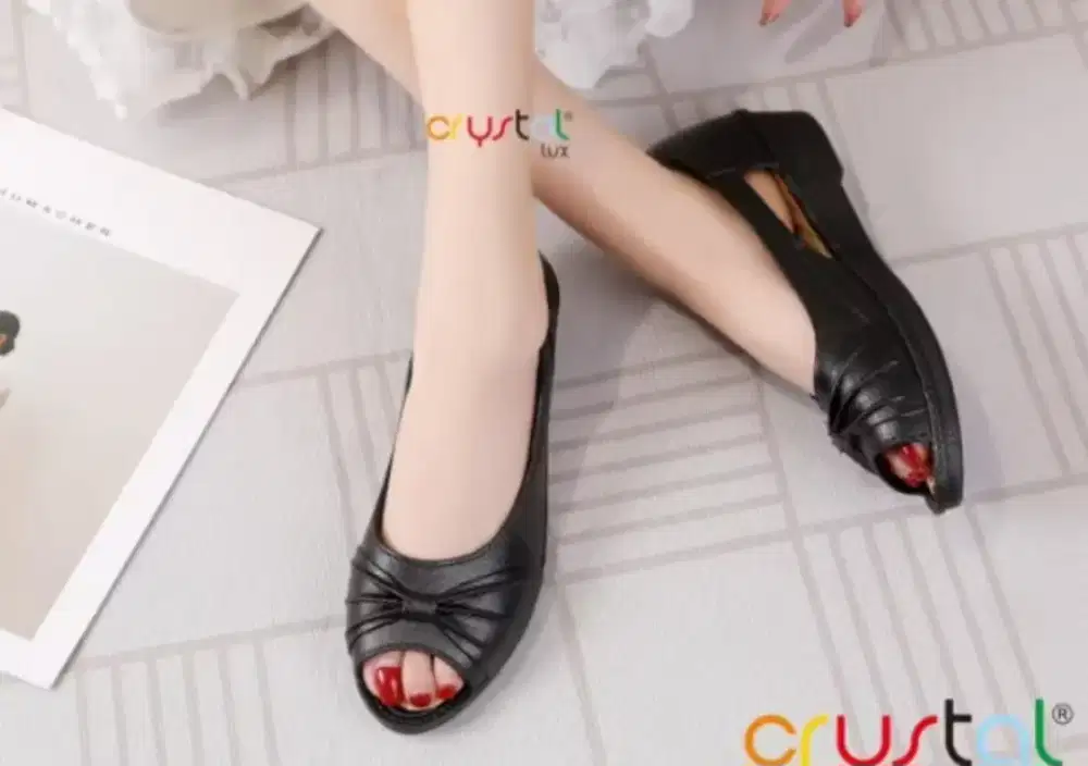 Sepatu Jelly Wedges Wanita Size 37