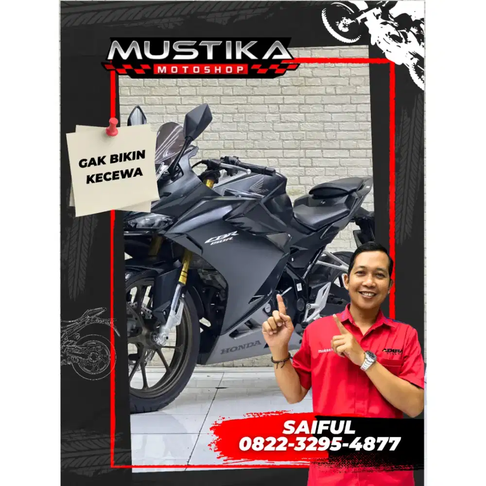 Perfect Condition!!Honda CBR 150R 2024 Black N Asli Mulus-Mustika