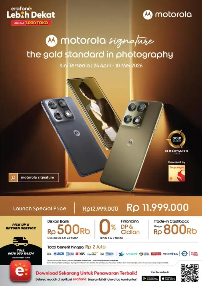 Motorola Signature 5G 12/256gb  Promo Casback