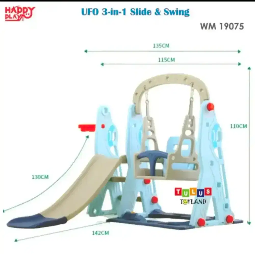 [Bekas/Nego] Dijual mainan perosotan anak dari happy play