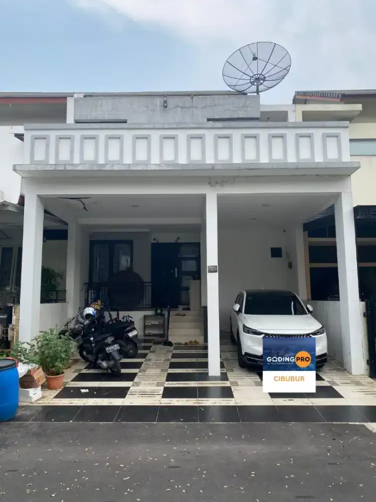 Jual cepat rumah cantik bebas banjir. Cibubur Residence.