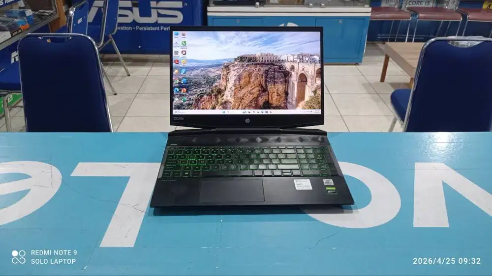 LAPTOP GAMING HP PAVILION CORE i5-10300H RAM 8GB/SSD 512GB/VGA 1650