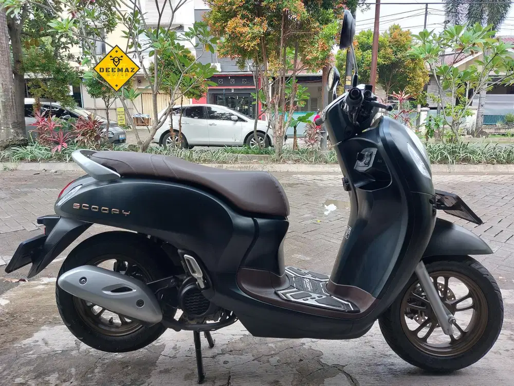 (DP 300 Rb)‼️ Plat B DKI JakBar Scoopy Prestige Keyless Hitam 2024