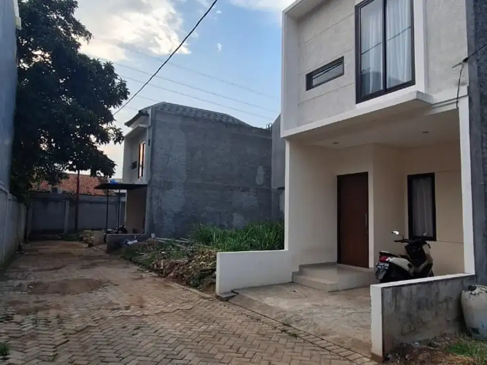 RUMAH MURAH MINIMALIS SIAP HUNI DALAM CLUSTER STRATEGIS di RADAR AURI CIMANGGIS DEPOK