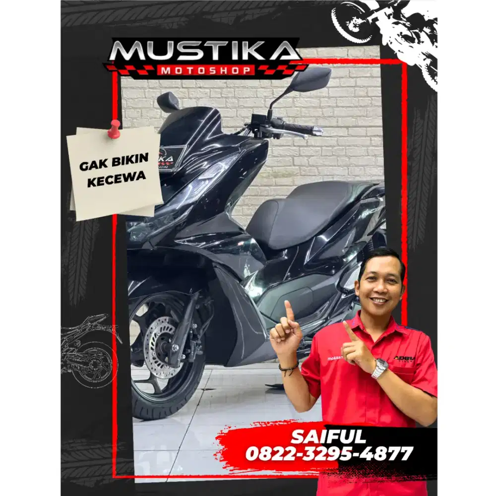 Perfect Condition!!Honda pcx 160cc 2024 Black N Asli Mulus-Muatika