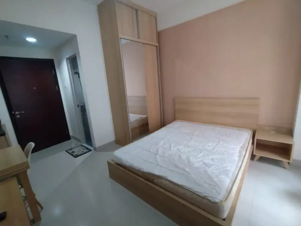 Jual Cepat Apartemen Full Furnish Tipe Studio Siap Pakai di Apartemen Grand Melati 2 Depok